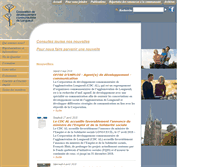 Tablet Screenshot of cdclongueuil.org